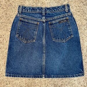 Vintage Calvin Klein denim skirt